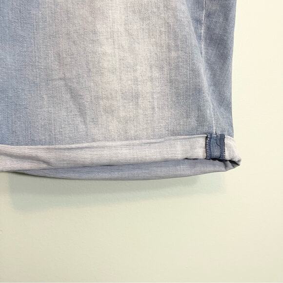 Lane Bryant Womens Stretch Mid Rise Rolled Cuffs Jeans Denim Shorts Blue Size 20 - Picture 10 of 13